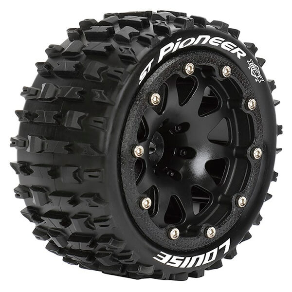 Louise Rc St-pioneer 1/10 Soft Hex 14mm Black Arrma Granite Black