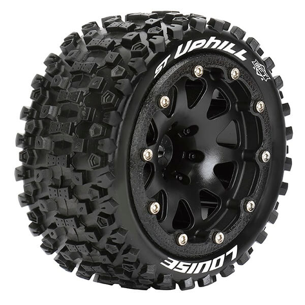 Louise Rc St-uphill 1/10 Soft Bead-lock/0 Offset Hex 12mm Black