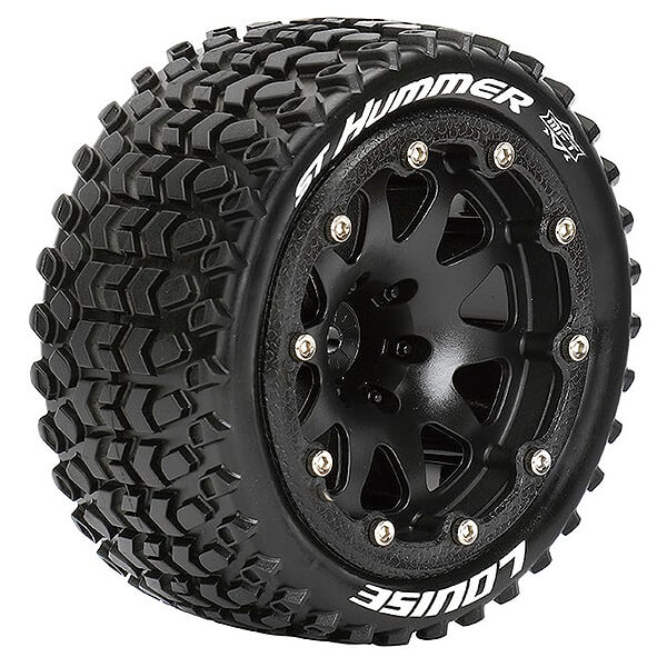 Louise Rc St-hummer 1/10 Soft Bead-lock/0 Offset Hex 12mm Black