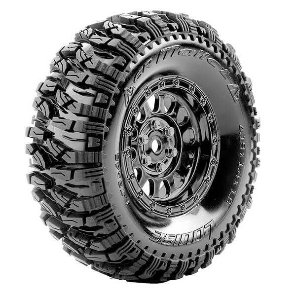 Louise Rc Cr-mallet 1/10 Super Soft Black Chrome Hex 12mm