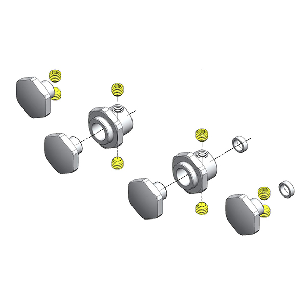 Mip 17mm Hex Adapter Kit, Traxxas Slash 4x4, Rally