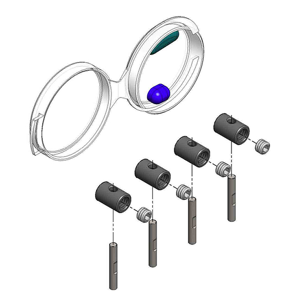 Mip X-duty Ball Joint Rebuild Kit (4)