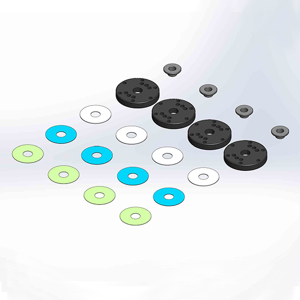 Mip Bypass1 Pistons, 6-hole S Et, 16mm, Mugen 1/8th