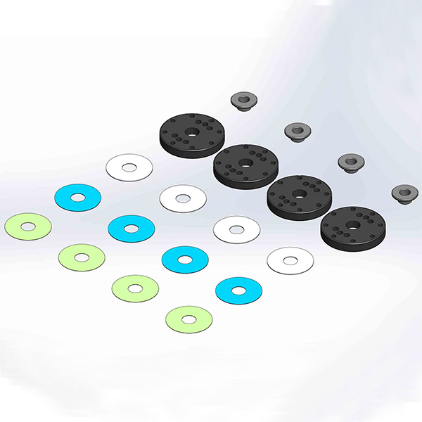 Mip Bypass1 Pistons, 8-hole Set, 16mm, Mugen 1/8th