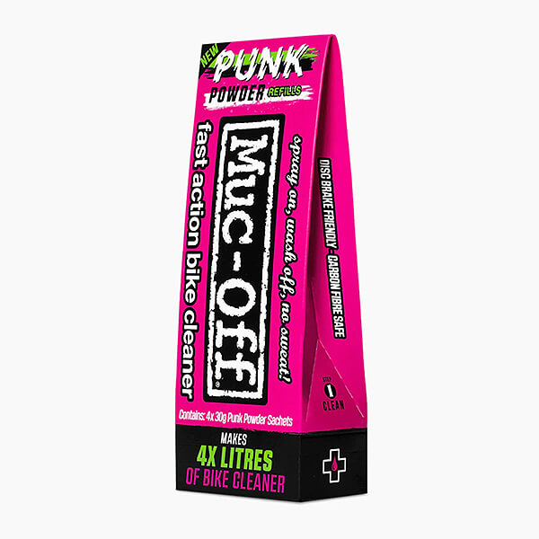 Muc-off Punk Powder Cleaner 4 Pack (makes 4l Of Nano Tech)
