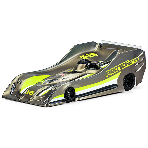 Protoform X15 Body For 1/8th On Road - Pro-lite Weight