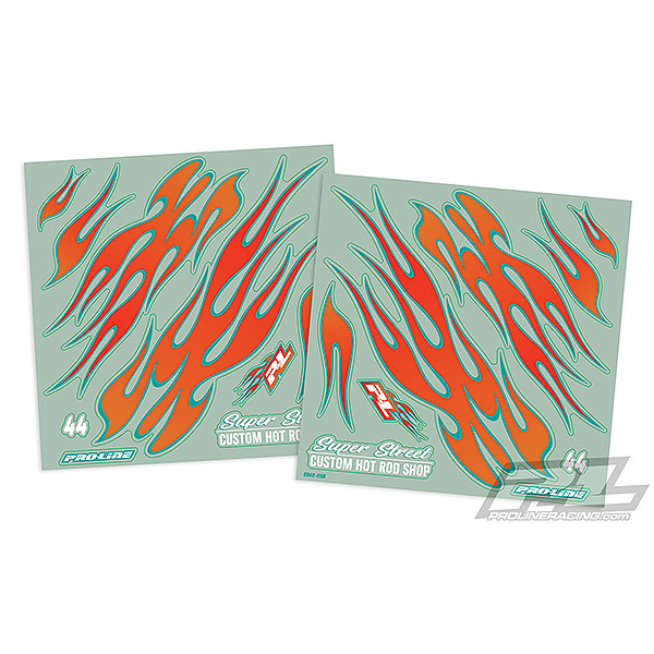 Proline Hot Rod Shop Red/blue Universal Graphics Kit