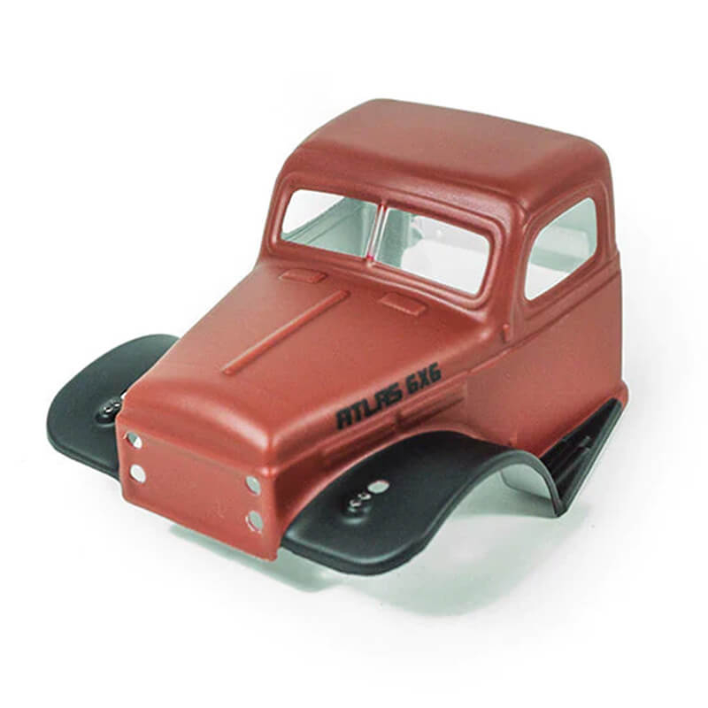 Roc Hobby Atlas Finished Lexan Body (matt Maroon)