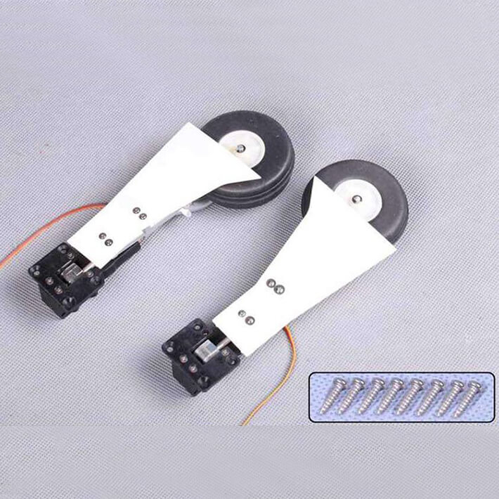 Roc Hobby Strega Complete Main Gear Set W/strut, Retracts