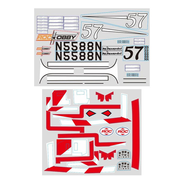 Roc Hobby F2g Decal Sheet