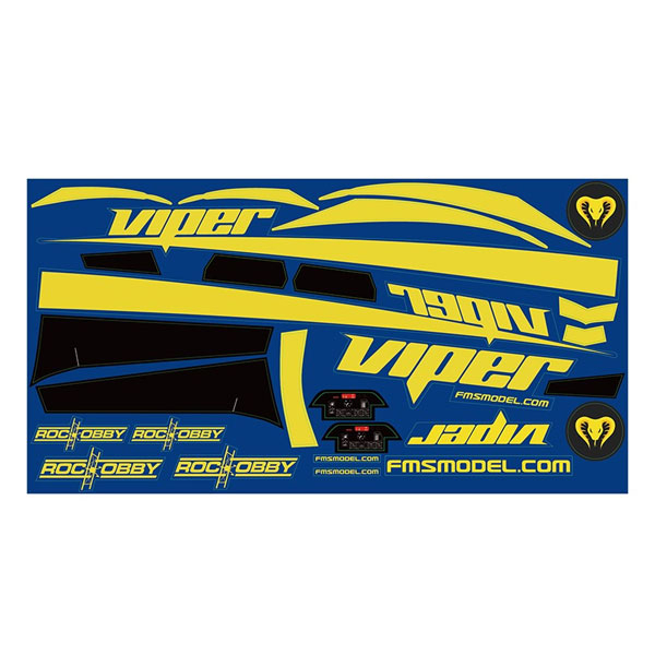 Roc Hobby Viper 70mm Decal Sheet
