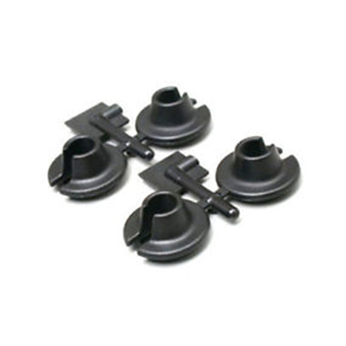 Rpm Losi/traxxas/mgt/hpi Spring Cups - Black