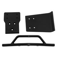 Rpm Front Bumper & Skid Plate For Traxxas Slash 4x4 - Black