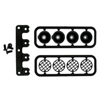 Rpm Light Canister Set For Rpm Slash Front Bumpers - Black