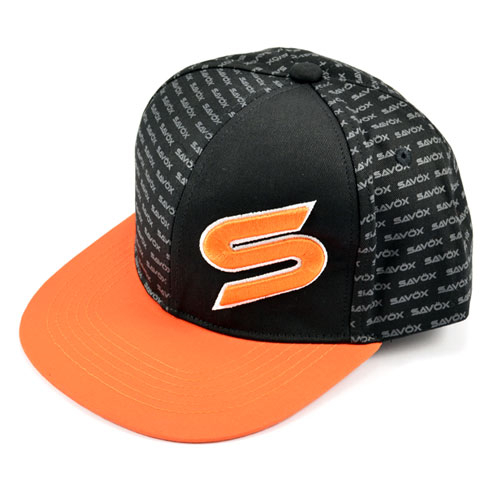 Savox 2015 Cap Black W/orange Peak
