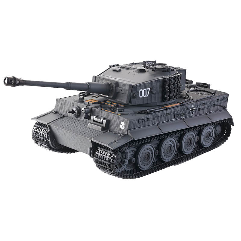 Taigen 1:24 Tiger 1 Ir Battle Tank Late Version - Grey