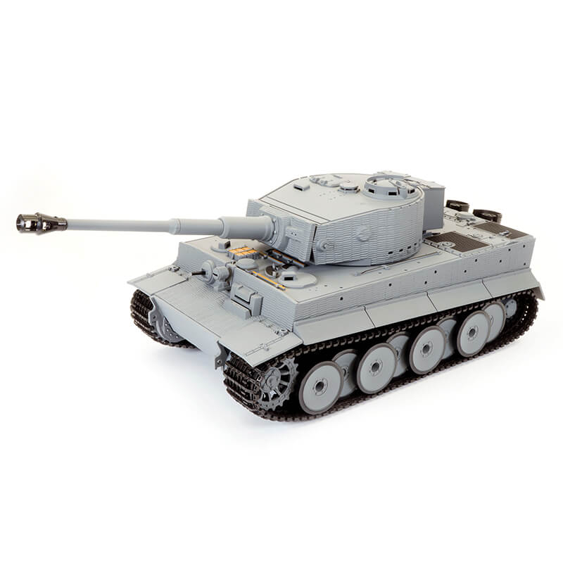 Taigen 1:24 Tiger 1 Ir Battle Tank Late Version- Grey (base)
