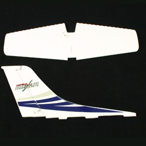 Top Gun Park Flite Cessna 182 Skylane Tail Wing (blue)