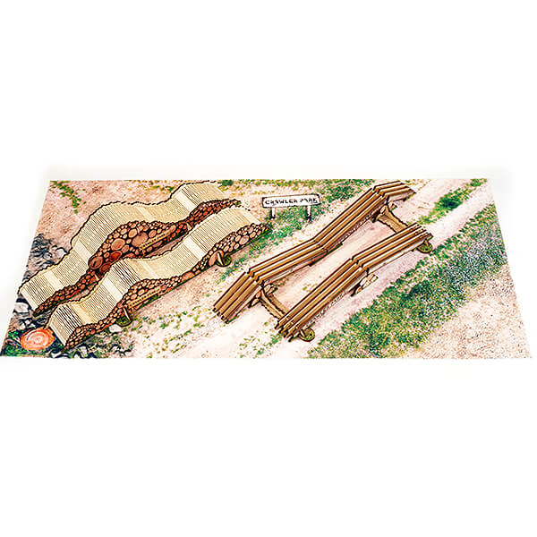 Crawler Park Shop Demo Counter Set 1xtwd240002/3 + Mat 75x36