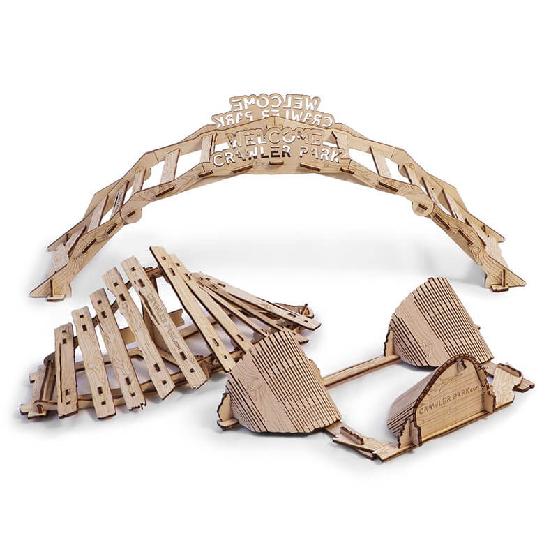 Crawler Park Home Kit 1/18 & 1/24 - 3 Obstacles