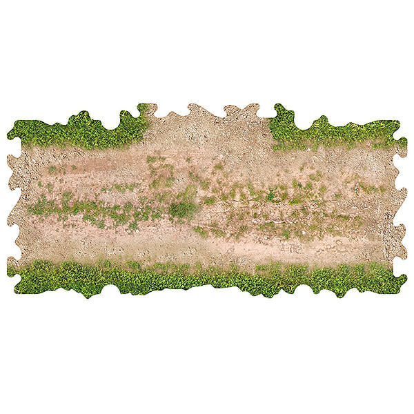 Crawler Park 2 X T-junction With Grass For 1/24 Rc Crawler Park Circuit